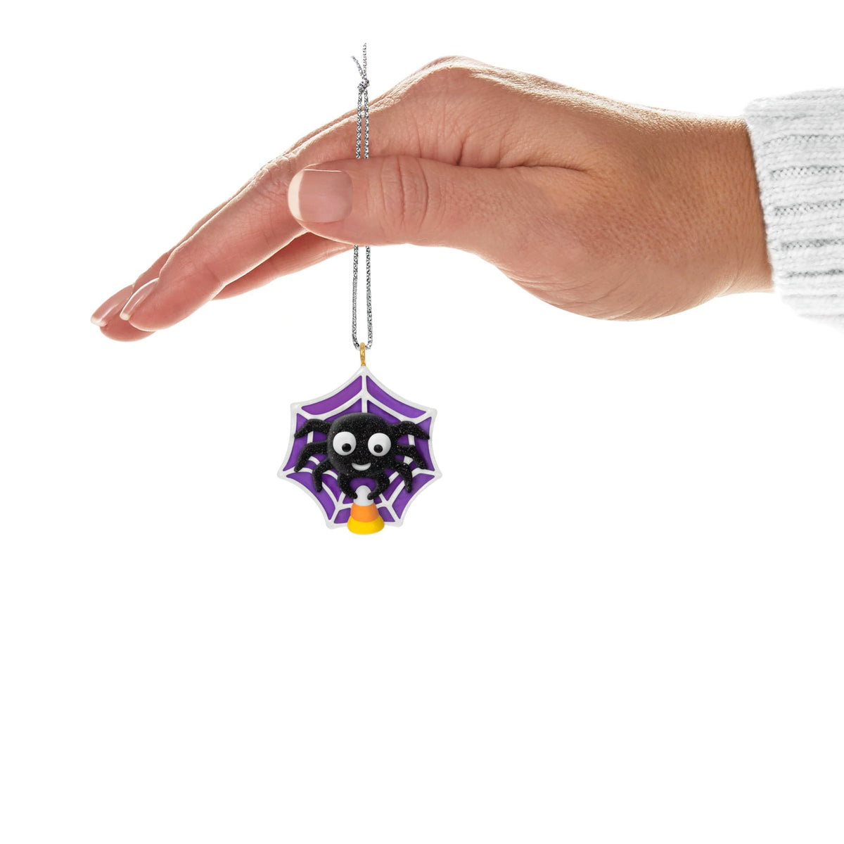 Ornement miniature Hallmark Keepsake 3,2 cm Halloween 2025, petite araignée, décorations d'Halloween