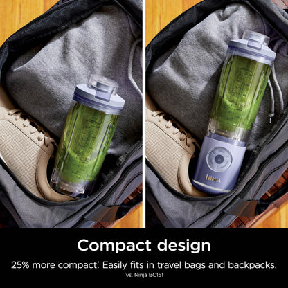 Ninja Blender, Blast Max, Cordless, Personal Blender for Smoothies, Frozen Drinks, Ice Crush, 22 oz. Removable Vessel, Leakproof Lid, BPA-Free, Dishwasher Safe, Auto-iQ Technology, Lavender, BC251CLD - Available at All In One Marketplace Canada