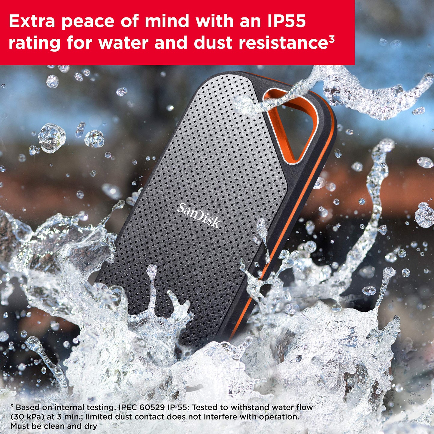 SanDisk 1TB Extreme PRO Portable SSD - Up to 2000MB/s - USB-C, USB 3.2 Gen 2x2, IP65 Water and Dust Resistance, Updated Firmware - External Solid State Drive - SDSSDE81-1T00-G25 🍁 All In One Marketplace Canada