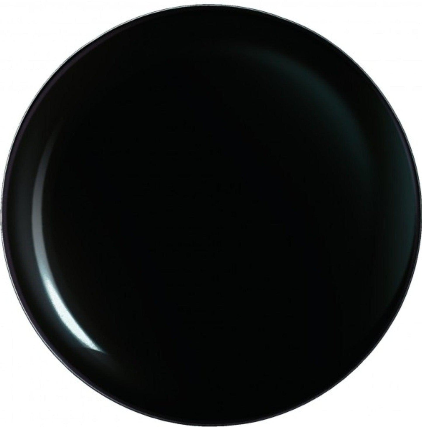 Arcoroc - 10 5/8" Coupe Plate - Black