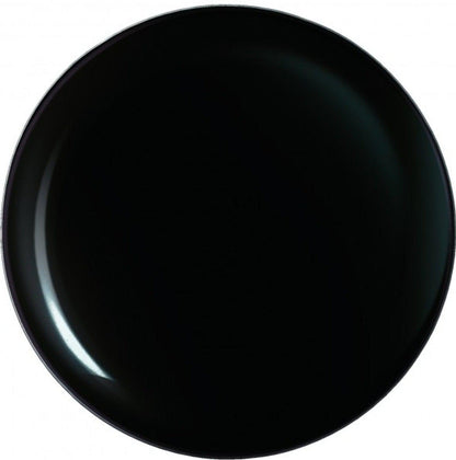 Arcoroc - 10 5/8" Coupe Plate - Black