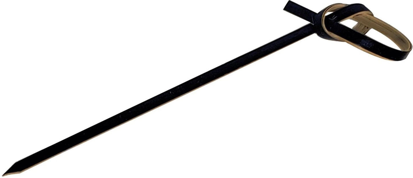 Eco-Craze - Pic à nœud en bambou - 3,5" - Noir - BK3409