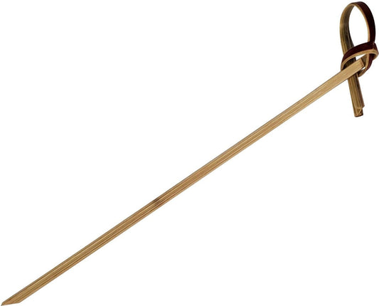 Eco-Craze - Pic à nœud en bambou - 4,7" - Rouge - BK3512