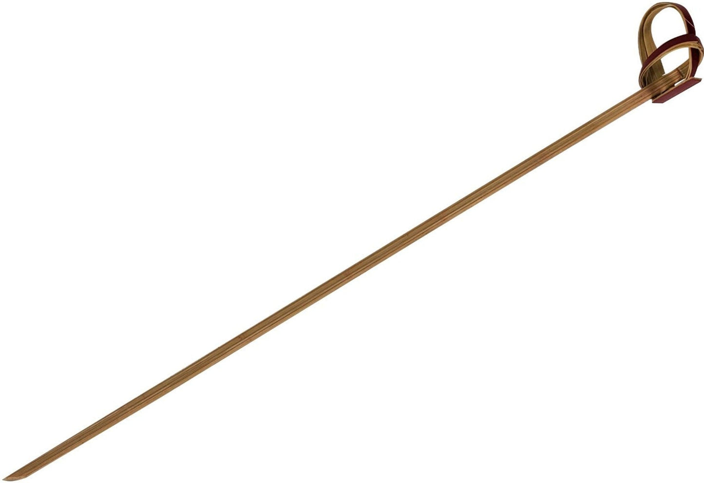 Eco-Craze - Pic à nœud en bambou - 6" - Rouge - BK3515