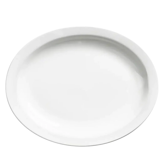 Browne - Oval Platter 13 1/8" -33.3 CM - White - 563969