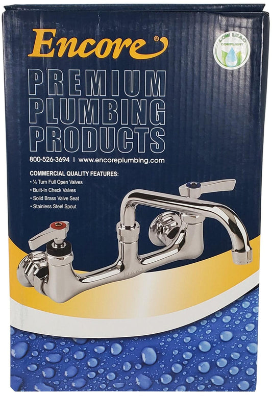 Encore - Wall Mount Faucet w/12" Spout - KL54-8012-SE1Z