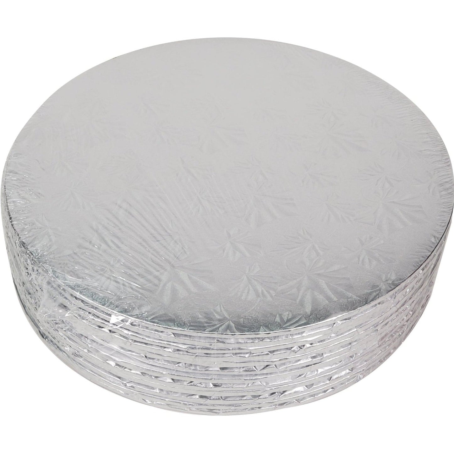 Decora - Plateau à gâteau - Rond - Argent - 12x1/4