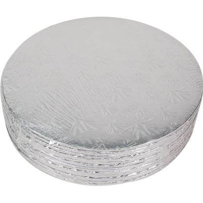 Decora - Plateau à gâteau - Rond - Argent - 12x1/4