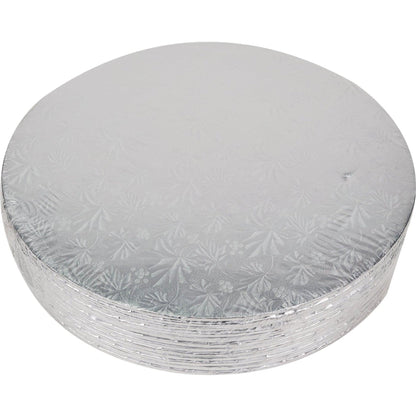 Decora - Plateau à gâteau - Rond - Argent - 14x1/4 - SC16