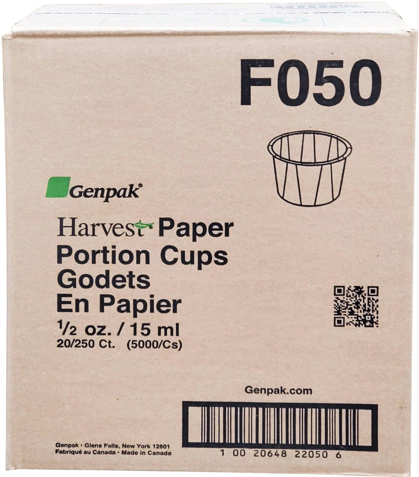 Genpak - Gobelets à portion - Papier - 0,5 oz - F050