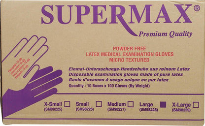 Gants en latex sans poudre - Grand