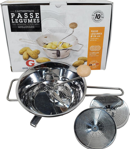 Guillouard - SS Food Mill 2.1QT / 9.5" Dia - 010760 (53.95)