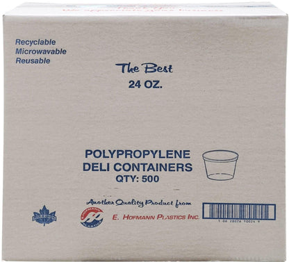 Hoffmann - Contenant pour charcuterie - Transparent - 24 oz - HT24-99A