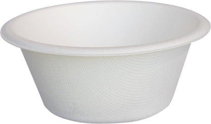 Eco-Craze - Bol rond en bagasse de 8 oz - Emballage de vente au détail