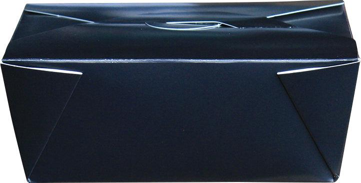 Eco-Craze - Boîte pliée en papier noir n° 8 - PFB08-B