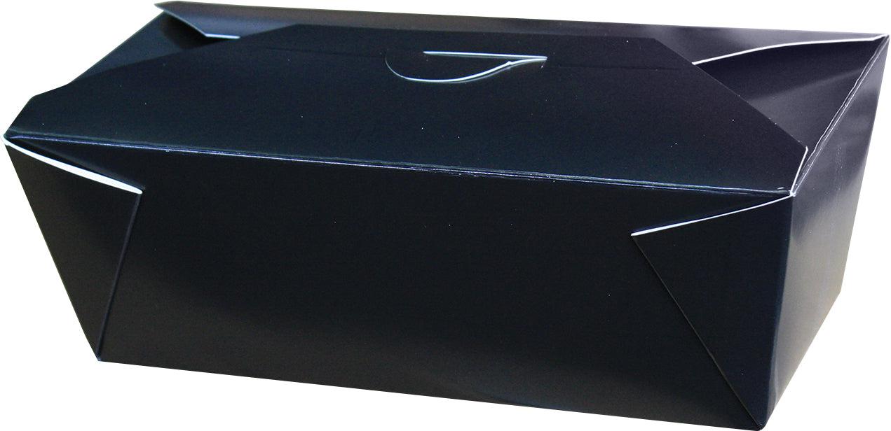 Eco-Craze - Boîte pliée en papier noir n° 9 - PFB09-B