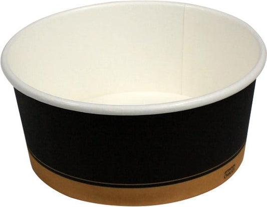 Morning Dew - 10 oz Paper Soup Container - Ebony Print - 10SCE