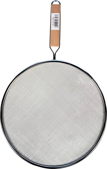 Splatter Screen 10" - Wood Handle - HT-D-31W