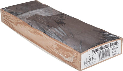 Napkin Bands - 4.25"x1.5" - Black