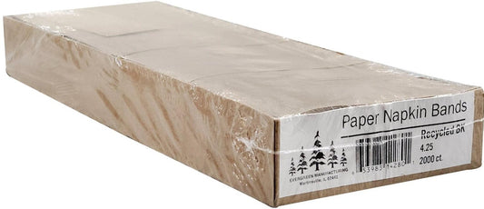 Napkin Bands - 4.25"x1.5" - Kraft