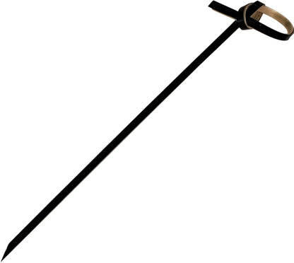 Eco-Craze - Pic à nœud en bambou - 4,7" - Noir - BK3412