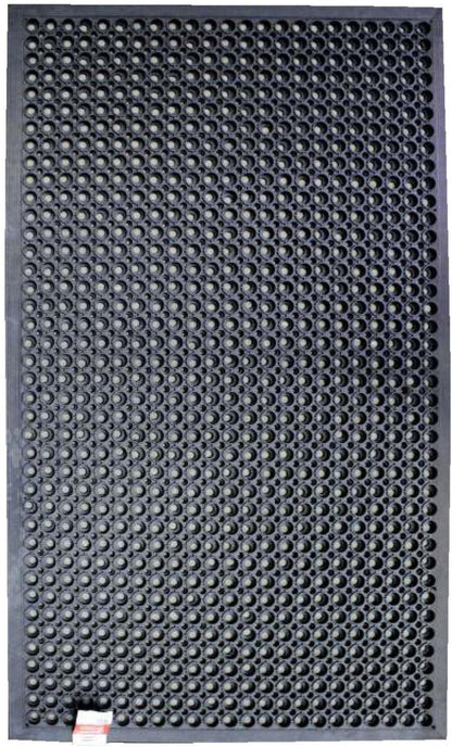Pro-Kitchen - Black Rubber Anti.Fatigue Mat - 36"x60"