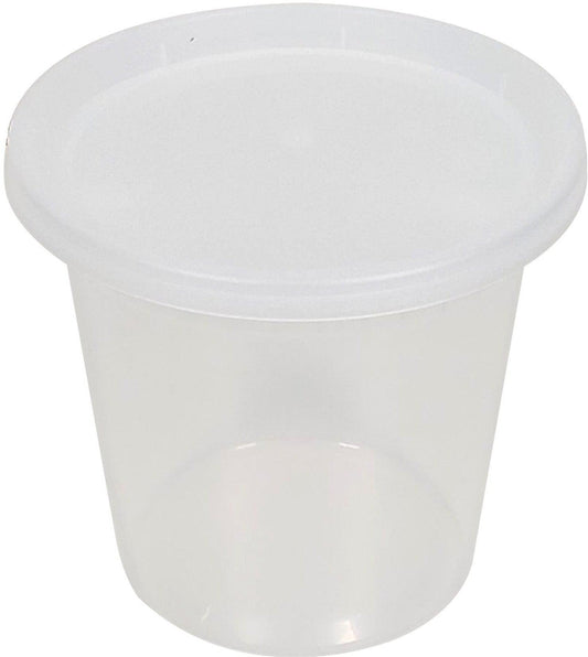 Value+ - 24oz Round Deli Container w/Lids